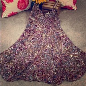 Floral/Paisley print summer dress